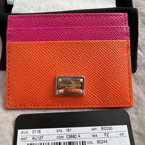 Brand new dolce and gabbana card holder